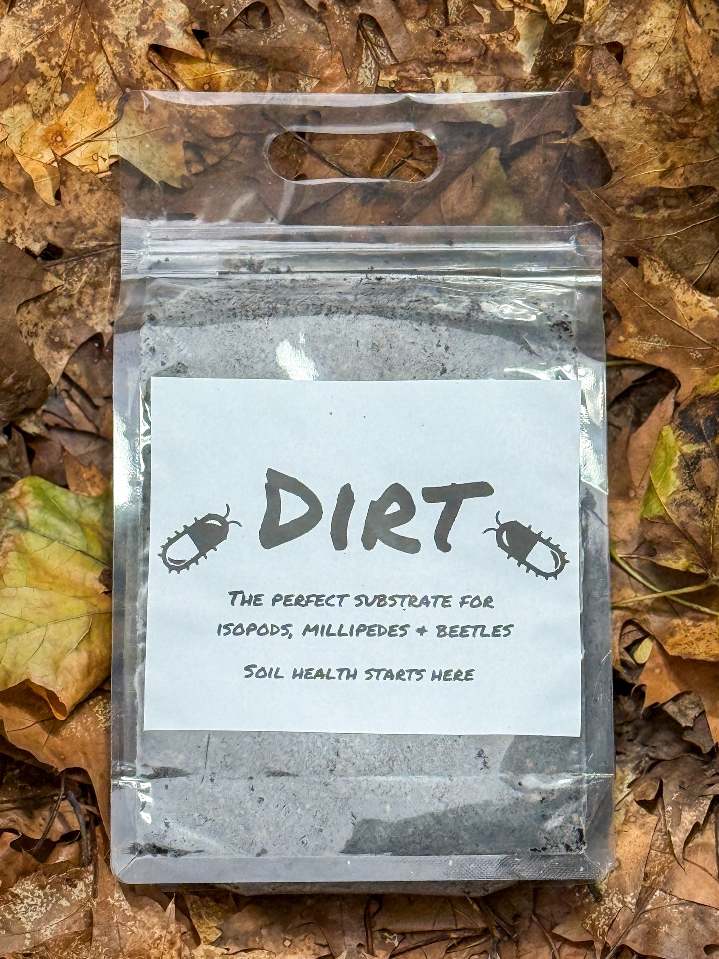 DIRT — the perfect substrate for isopods, millipedes + beetles (Small Bag)